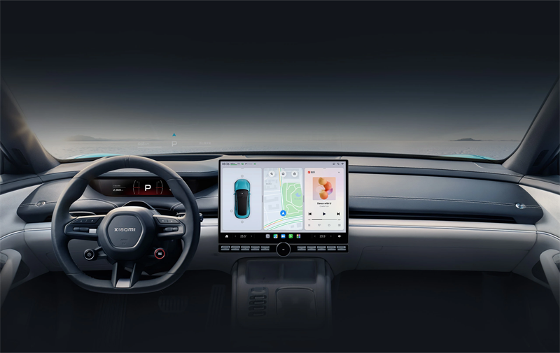 小米SU7純電動(dòng)汽車新款2024款銀色
